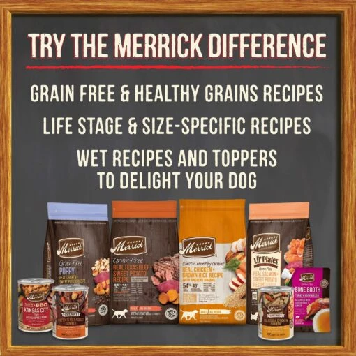 Merrick Grain-Free Wet Puppy Food Puppy Plate Chicken Recipe -Dog Supplies 144746 PT7. AC SS1800 V1643407896