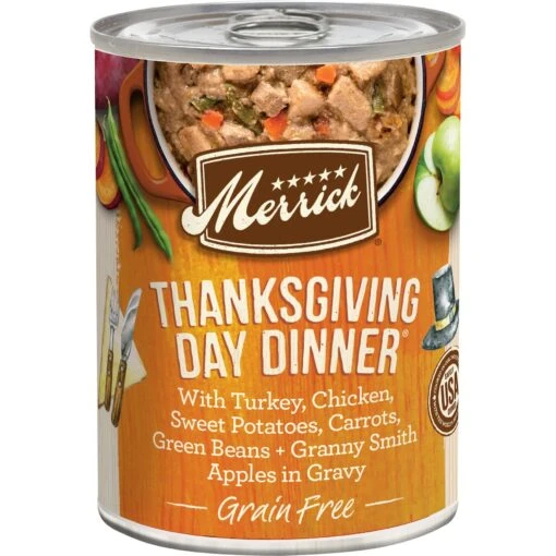 Merrick Grain-Free Wet Dog Food Thanksgiving Day Dinner -Dog Supplies 144747 MAIN. AC SS1800 V1643409169