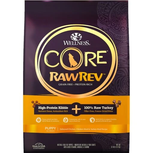 Wellness CORE RawRev Grain-Free Puppy Recipe With Freeze-Dried Turkey Dry Dog Food -Dog Supplies 145462 MAIN. AC SS1800 V1606862533