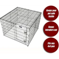 MidWest Exercise Pen Wire Mesh Top -Dog Supplies 148943 PT4. AC SS1800 V1567529915