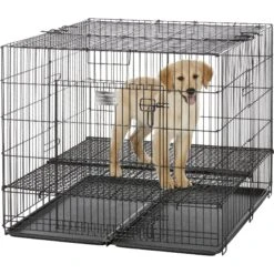 MidWest Double Door Collapsible Wire Puppy Crate -Dog Supplies 148953 PT3. AC SS1800 V1569025831