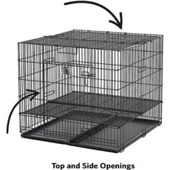 MidWest Double Door Collapsible Wire Puppy Crate -Dog Supplies 148953 PT4. AC SS1800 V1562187774