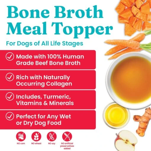 Solid Gold Beef Bone Broth With Turmeric Dog Food Topper -Dog Supplies 149307 PT1. AC SS1800 V1604615527