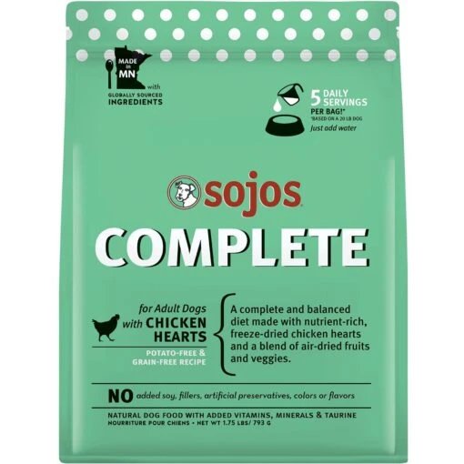 Sojos Complete Chicken Recipe Adult Freeze-Dried Grain-Free Raw Dog Food -Dog Supplies 149628 MAIN. AC SS1800 V1527880978