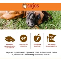 Sojos Complete Chicken Recipe Adult Freeze-Dried Grain-Free Raw Dog Food -Dog Supplies 149628 PT4. AC SS1800 V1612399913