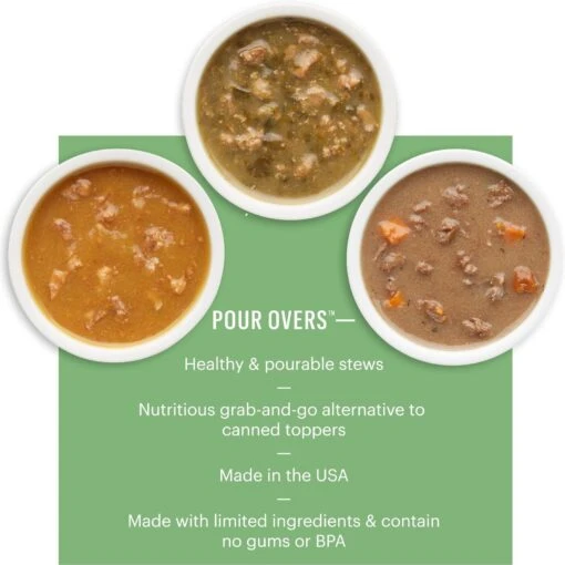 The Honest Kitchen Pumpkin POUR OVERS Salmon & Pumpkin Stew Wet Dog Food Topper -Dog Supplies 150291 PT3. AC SS1800 V1659908786