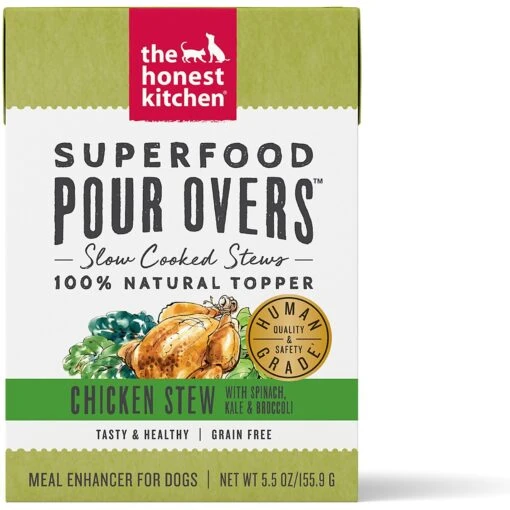 The Honest Kitchen Superfood POUR OVERS Chicken Stew With Veggies Wet Dog Food Topper -Dog Supplies 150299 MAIN. AC SS1800 V1613207207