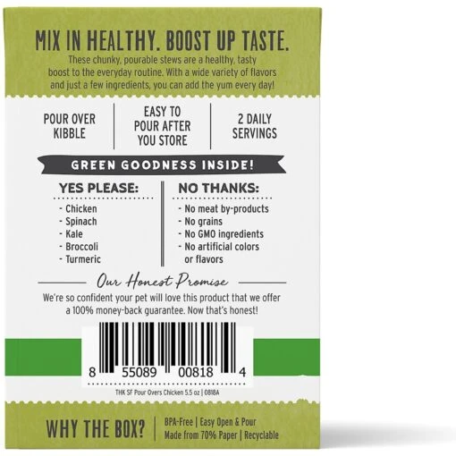 The Honest Kitchen Superfood POUR OVERS Chicken Stew With Veggies Wet Dog Food Topper -Dog Supplies 150299 PT1. AC SS1800 V1613205990