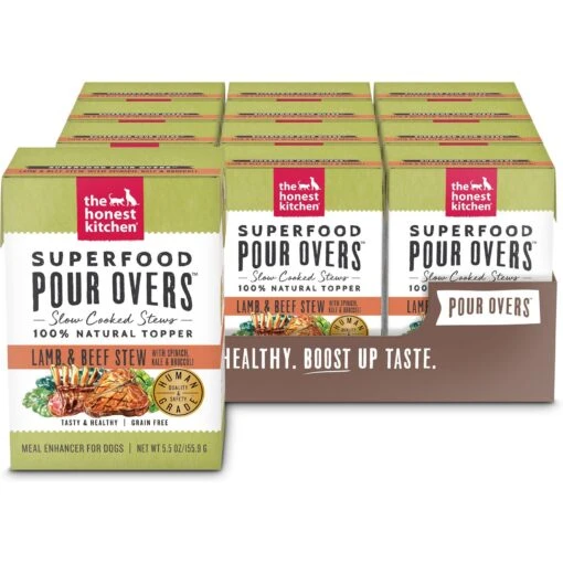 The Honest Kitchen Superfood POUR OVERS Lamb & Beef Stew With Veggies Wet Dog Food Topper -Dog Supplies 150303 MAIN. AC SS1800 V1668202029