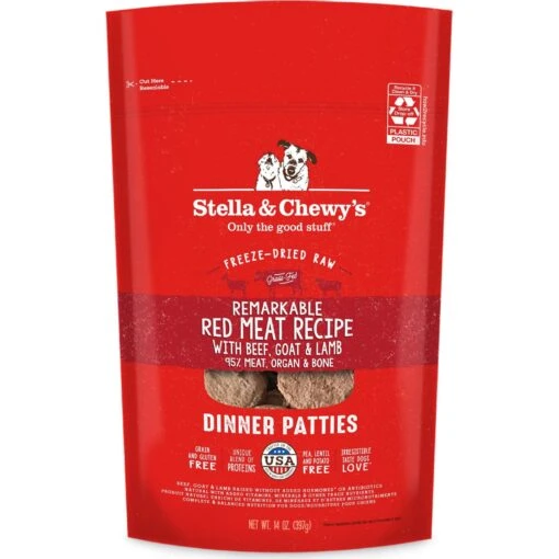 Stella & Chewy's Remarkable Red Meat Recipe Dinner Patties Freeze-Dried Raw Dog Food -Dog Supplies 150712 MAIN. AC SS1800 V1533082644