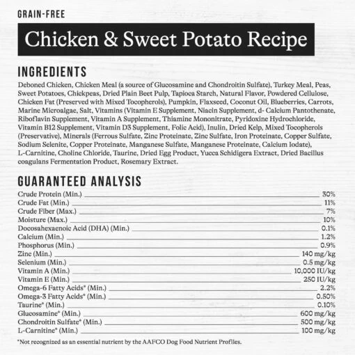 American Journey Senior Chicken & Sweet Potato Recipe Grain-Free Dry Dog Food -Dog Supplies 151814 PT8. AC SS1800 V1665438003