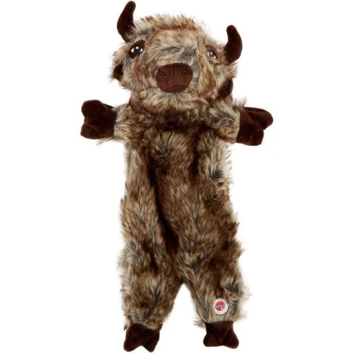 Ethical Pet Furzz Buffalo Squeaky Plush Dog Toy -Dog Supplies 152226 MAIN. AC SS1800 V1545255815