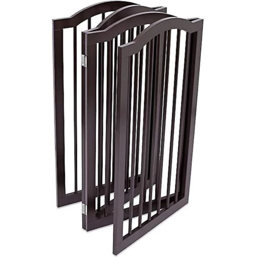 Internet's Best Traditional Arch Pet Gate, Espresso -Dog Supplies 154373 PT3. AC SS1800 V1540502025