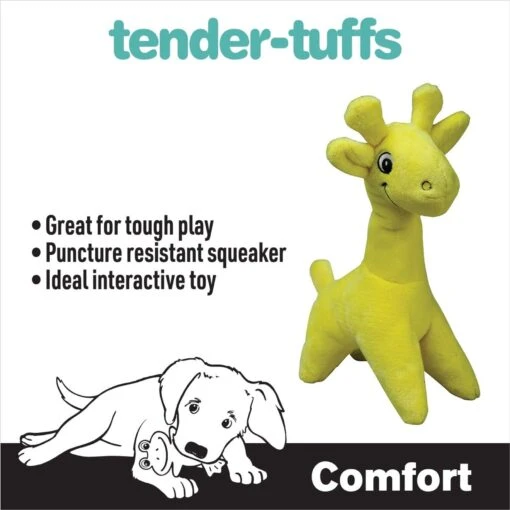 Snuggle Puppy Tender-Tuffs Soft Giraffe Dog Comfort Toy -Dog Supplies 155725 PT1. AC SS1800 V1667517730