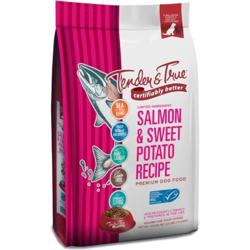 Tender & True Limited Ingredient Grain-Free Salmon & Sweet Potato Recipe Dry Dog Food -Dog Supplies 156014 MAIN. AC SS1800 V1583864704