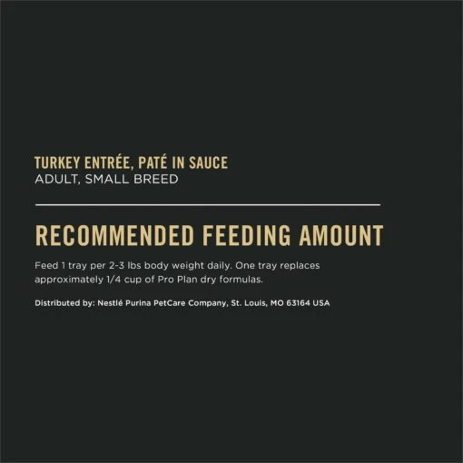 Purina Pro Plan Focus Small Breed Turkey Entree Grain-Free Wet Dog Food -Dog Supplies 156341 PT6. AC SS1800 V1669909318