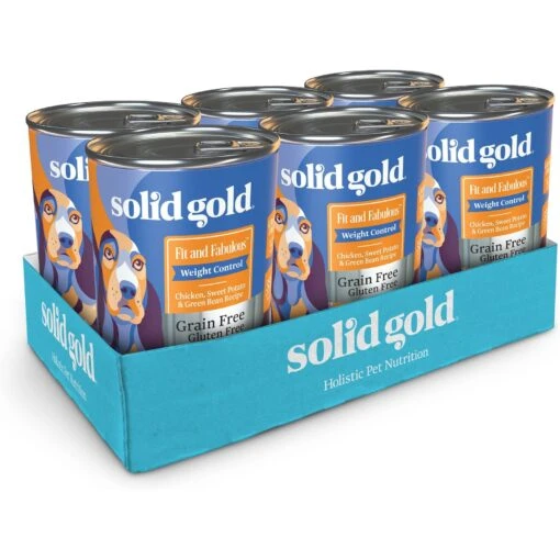 Solid Gold Fit & Fabulous Chicken, Sweet Potato & Green Bean Weight Control Recipe Grain-Free Canned Dog Food -Dog Supplies 157128 MAIN. AC SS1800 V1547218026