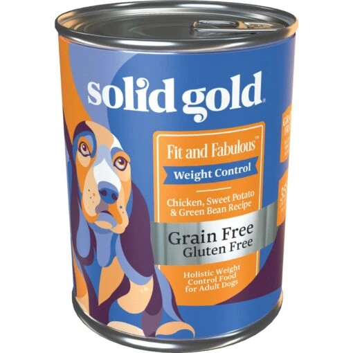 Solid Gold Fit & Fabulous Chicken, Sweet Potato & Green Bean Weight Control Recipe Grain-Free Canned Dog Food -Dog Supplies 157128 PT1. AC SS1800 V1547218994