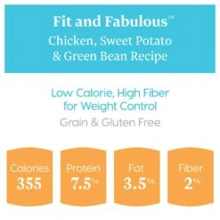 Solid Gold Fit & Fabulous Chicken, Sweet Potato & Green Bean Weight Control Recipe Grain-Free Canned Dog Food -Dog Supplies 157128 PT3. AC SS1800 V1547218974