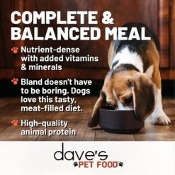 Dave's Pet Food 95% Premium Chicken & Chicken Liver Canned Dog Food -Dog Supplies 157469 PT7. AC SS1800 V1548270425