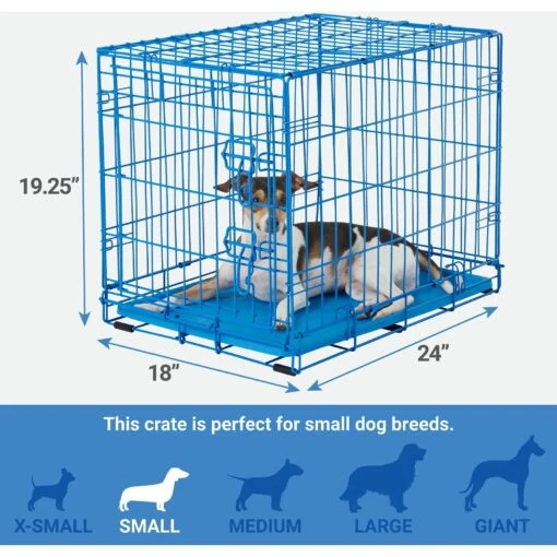 Frisco Fold & Carry Single Door Collapsible Wire Dog Crate -Dog Supplies 160808 PT1. AC SS1800 V1561066038