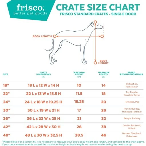 Frisco Fold & Carry Single Door Collapsible Wire Dog Crate -Dog Supplies 160808 PT2. AC SS1800 V1568641021