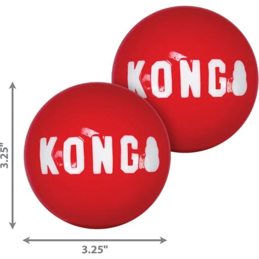 KONG Signature Balls Dog Toy, 2-pack -Dog Supplies 161861 PT1. AC SS1800 V1605350263