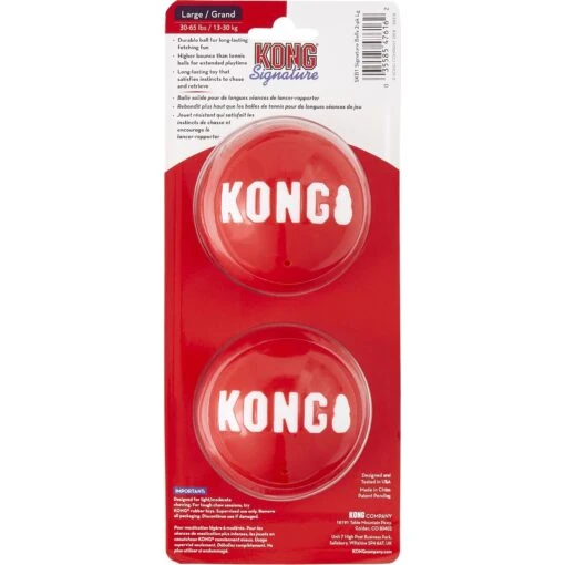 KONG Signature Balls Dog Toy, 2-pack -Dog Supplies 161861 PT7. AC SS1800 V1569026529