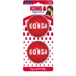 KONG Signature Balls Dog Toy, 2-pack -Dog Supplies 161861 PT8. AC SS1800 V1569026532