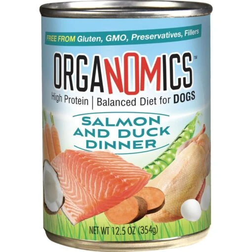 OrgaNOMics Salmon & Duck Dinner Grain-Free Pate Wet Dog Food -Dog Supplies 178031 MAIN. AC SS1800 V1671208287