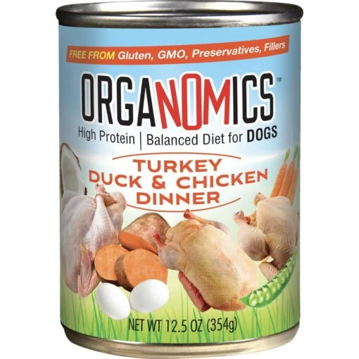 OrgaNOMics Turkey, Duck & Chicken Dinner Grain-Free Pate Wet Dog Food -Dog Supplies 178037 MAIN. AC SS1800 V1671208287