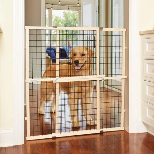 MyPet Extra Tall Wide Wire Mesh Dog Gate -Dog Supplies 178460 MAIN. AC SS1800 V1569026897