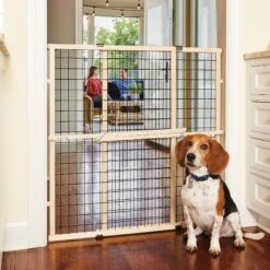 MyPet Extra Tall Wide Wire Mesh Dog Gate -Dog Supplies 178460 PT2. AC SS1800 V1569026903