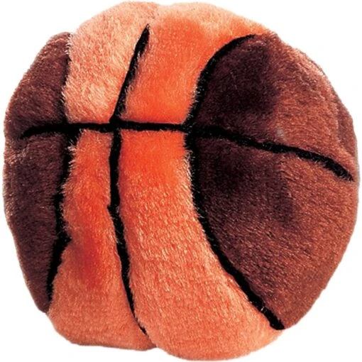 Ethical Pet Basketball Squeaky Plush Dog Toy -Dog Supplies 188978 Main. AC SS1800 V1565031451