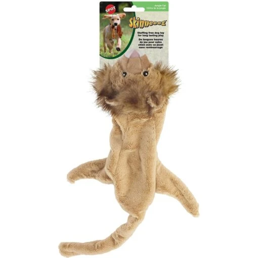 Ethical Pet Mini Skinneeez Jungle Cat Stuffing-Free Squeaky Plush Dog Toy, Character Varies -Dog Supplies 189044 pt1. AC SS1800 V1565031759