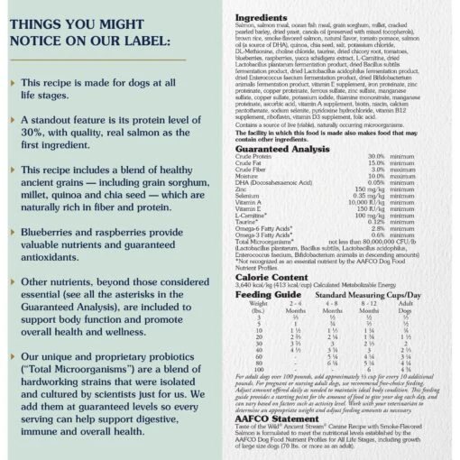 Taste Of The Wild Ancient Stream Smoke-Flavored Salmon With Ancient Grains Dry Dog Food -Dog Supplies 191341 PT2. AC SS1800 V1658222279