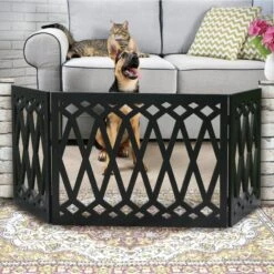 Etna 3 Panel Diamond Pet Gate -Dog Supplies 191409 PT2. AC SS1800 V1565363854