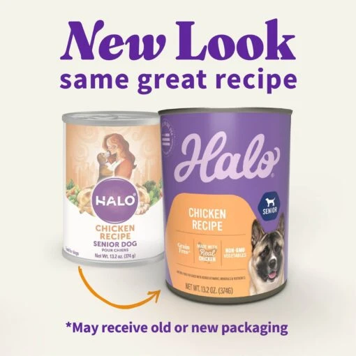 Halo Holistic Chicken Recipe Senior Canned Dog Food -Dog Supplies 194491 PT1. AC SS1800 V1695306467