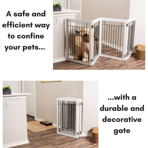 Internet's Best Traditional Wire Dog Gate, 30-in -Dog Supplies 200426 PT2. AC SS1800 V1568307884