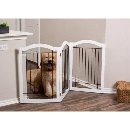 Internet's Best Arched Top Wire Dog Gate, 30-in -Dog Supplies 200429 PT3. AC SS1800 V1568308047