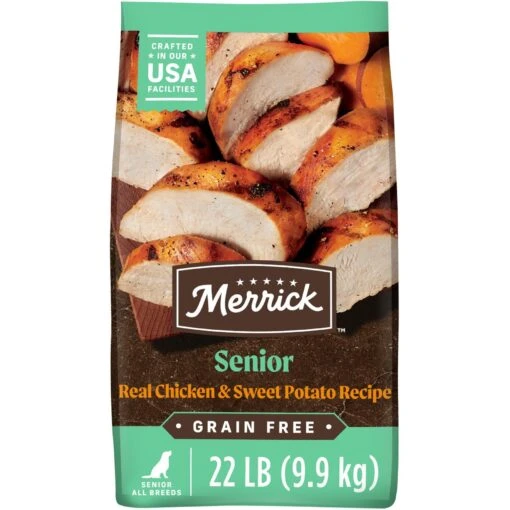 Merrick Grain-Free Senior Dry Dog Food Real Chicken & Sweet Potato Recipe -Dog Supplies 200601 MAIN. AC SS1800 V1671475153