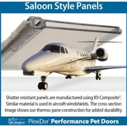 PlexiDor Performance Pet Doors Dog Door Installation -Dog Supplies 203422 PT2. AC SS1800 V1596828658