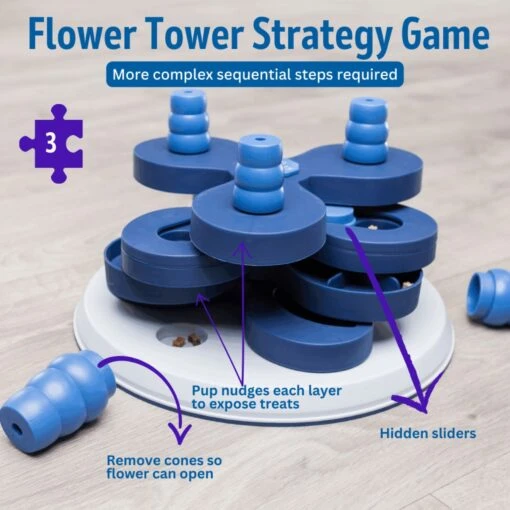 TRIXIE Flower Tower Activity Strategy Game Dog Toy -Dog Supplies 207403 PT3. AC SS1800 V1686335613