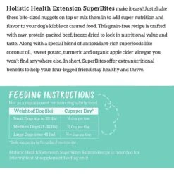 Health Extension Super Bites Salmon Recipe Freeze-Dried Raw Dog Food Mixer -Dog Supplies 209699 PT8. AC SS1800 V1595623256