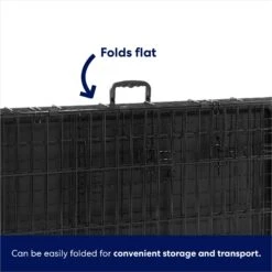 Frisco Heavy Duty Fold & Carry Double Door Collapsible Wire Dog Crate & Mat Kit -Dog Supplies 212618 PT3. AC SS1800 V1667229521