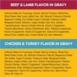 Pedigree High Protein Beef & Lamb Flavor In Gravy & Chicken & Turkey Flavor In Gravy Variety Pack Adult Canned Wet Dog Food -Dog Supplies 212628 PT5. AC SS1800 V1628547711