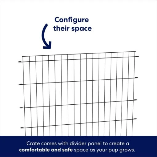 Frisco Fold & Carry Double Door Collapsible Wire Dog Crate & Mat Kit -Dog Supplies 212633 PT5. AC SS1800 V1667229112