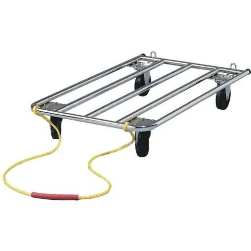 MidWest Tubular Crate Dolly, Silver -Dog Supplies 212896 MAIN. AC SS1800 V1575991126