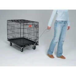 MidWest Tubular Crate Dolly, Silver -Dog Supplies 212896 PT2. AC SS1800 V1575991127