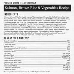 American Journey Protein & Grains Senior Salmon, Brown Rice & Vegetables Recipe Dry Dog Food, 28-lb Bag -Dog Supplies 214831 PT8. AC SS1800 V1680624892